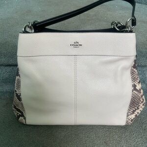 Coach Cream and Black Women's Bag